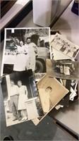 Tray lot of vintage and antique photos including