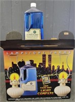 (2) Oil Lamp Set W/ Lamp Oil