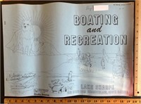 Vintage Lake Sharpe charts/maps