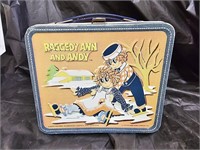1973 Raggedy Ann and Andy Metal Lunchbox