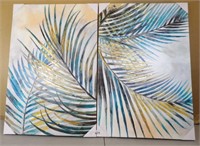 Sunflax Palm Tree Canvas 24x36x2