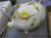 9" piggy bank