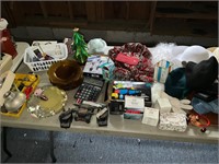 Table Lot of Mixed Items