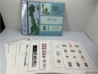 1972 Supplement liberty Stamp Album and Stamps