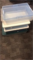 Stackable storage  -  two without lids