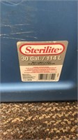 Three Sterilite tubs 30 gal
w lids