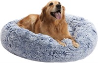 Bedfolks Donut Dog Bed  36 Navy Blue