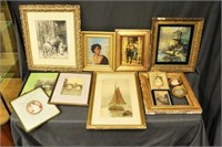 Estate Lot Paintings, Prints, & Frames