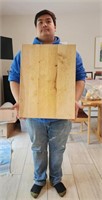 Large Wooden Cutting Board and Stool