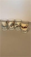 4 Arby,s Collection Currior & Ives Winter Galsses