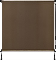 Amagenix Roller Shades 7'(W) x 8'(H)  Mocha