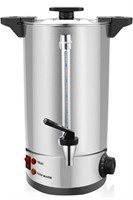 Commercial Stainless Steel Coffee Urn 50 cups, 8