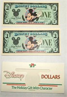 (10) Disney Dollars 1988 $1 Mickey Consecutive #