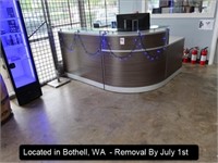 12' L-SHAPED RECEPTION COUNTER (COUNTER ONLY,