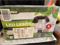 NEW Solar Garden LED lights 6 pack