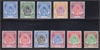 Malaya-Perrlis Stamps #7-27, Mint Hinged CV $145