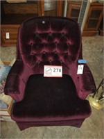 Swivel Chair (Wine Color)