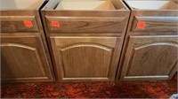 OAK BASE CABINET WITH DRAWER AND DOOR