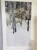 Pencil signed & numbered Judy Larson print