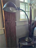 Antique Industrial Goose Neck Table Lamp