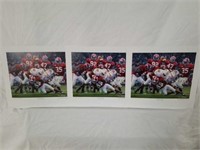 Lot of 3 Signed Daniel Moore "Rocky Stop" Prints