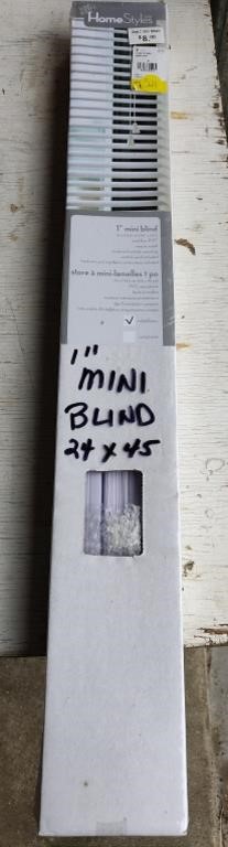 24" x 45" Mini Blinds