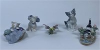 GROUPING OF LLADRO PORCELAINS
