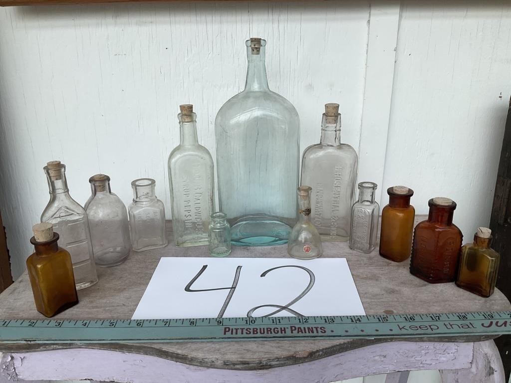Old bottle lot, including poison