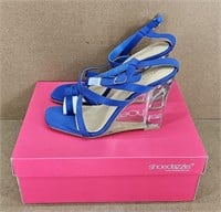 NEW Sz 9.5 Blue Neila Heel by Shoedazzle