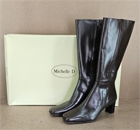 NEW Sz10 Michelle D Chocolate Brown Boots