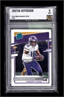 2020 Optic Football Justin Jefferson #163 MINT 9