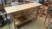 Windsor 60" Soild Wood Work Bench