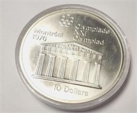 Silver Canada Olympia $10 48.34G Coin