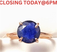 $1280 14K  Blue Sapphire(2.6ct) Ring