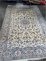 Blue Pattern 10'9" x 6'11" Area Rug