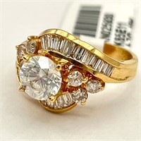 18K Gold Diamond Ring