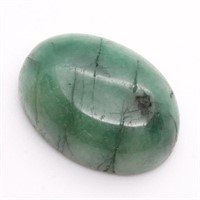 7.6 ct Glass Filled Emerald Cabochon