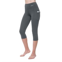 SM67  Nirlon Capri Leggings, High Waisted