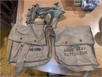 US Military "Lone Star Battalion" Canvas Bags