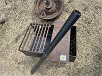 Metal BBQ Pit - Needs Assembly