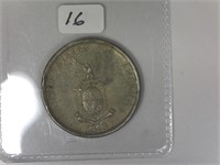 1945-S 50 Centavos Phillipians Silver Coin
