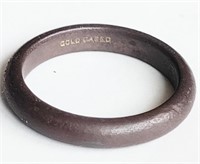Antique GOLD CASED wedding ring US#10