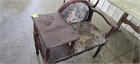 Antique phone chair/bench