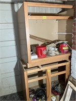 Two shelving units