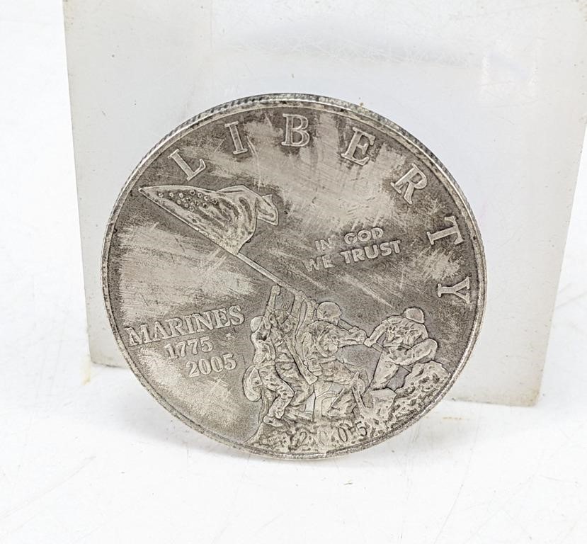 1775 Marine Corp One Dollar Silver Coin