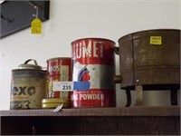 Antique Tins Lot