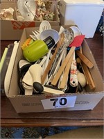 Box lot of Kitchen Utensils