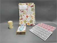 Tote Bags, Candle Wraps and Micro Pedi