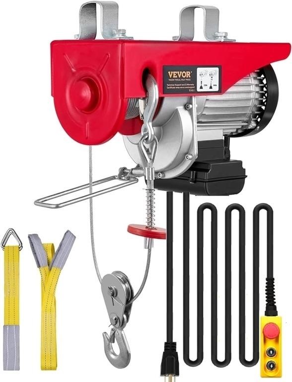 VEVOR 440lbs Electric Hoist with 14ft Remote