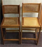 (2) tall chairs